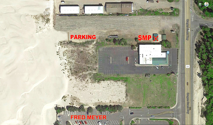 An overhead view of Sand Master Park