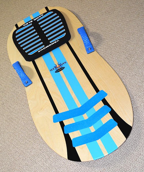 Custom pro sand sled by Venomous Sandboards.