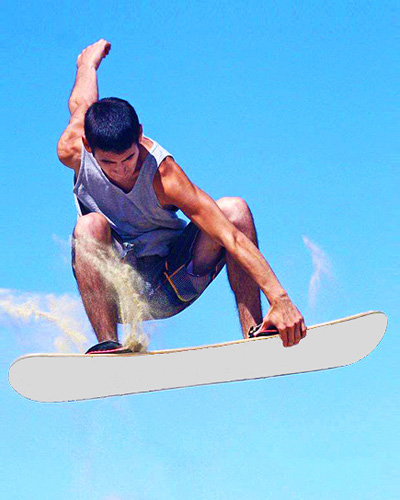 Pro Sandboarder Jackson Cruz